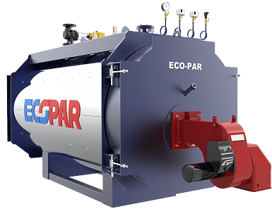  Паровой котел ECO-PAR 0,7 бар 100 - 10000  кг/ч